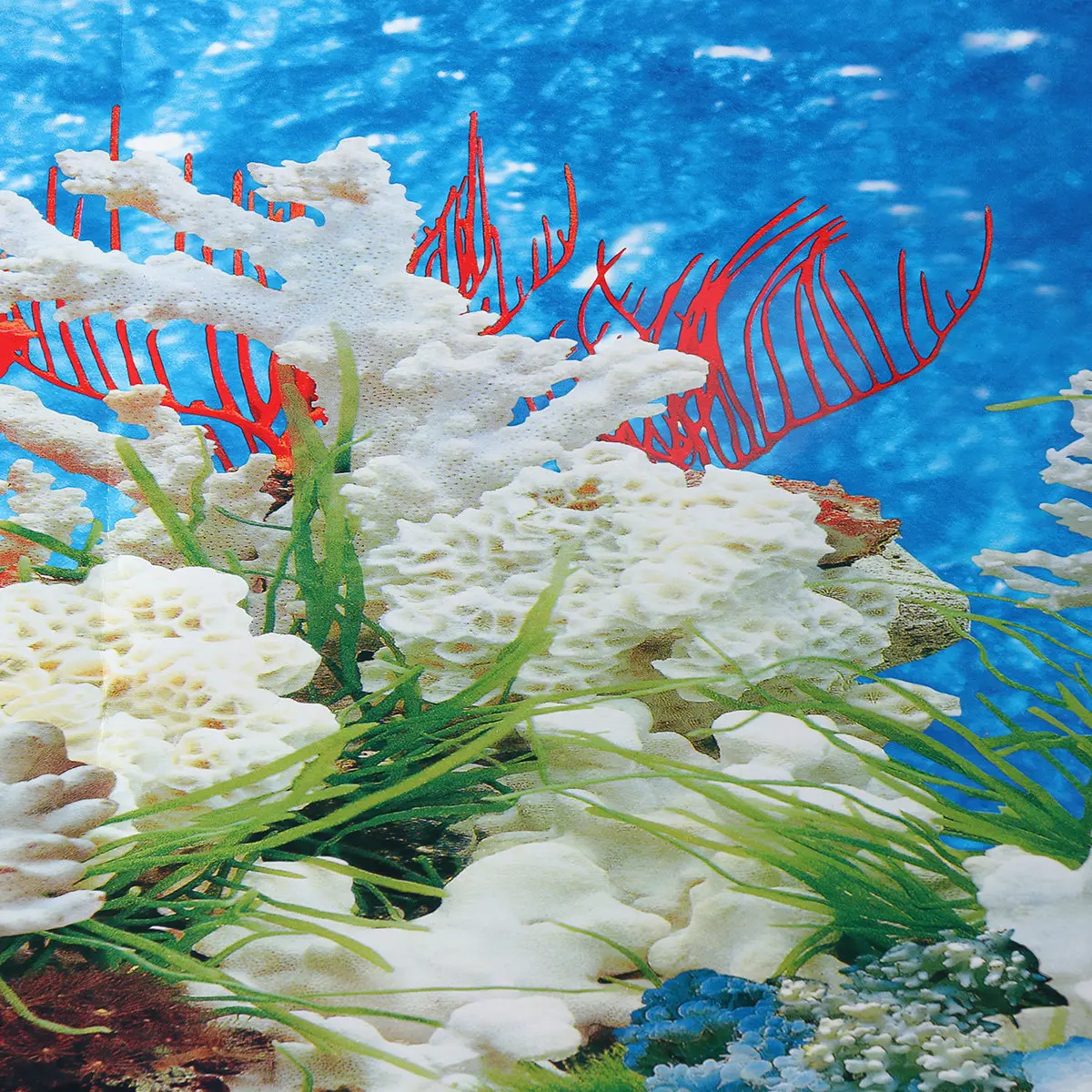 Aquarium Fish Wallpaper - 42 cm zelfklevend behang aquarium achtergrondsticker