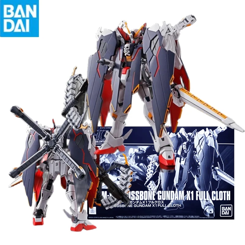 

Bandai Gunpla Hguc 1/144 Xm-X1 Crossbone Gundam X1 Full Cloth Assembly Model High Quality Collectible Robot Kits Models