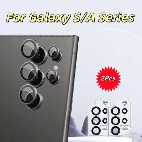 2Pcs For Samsung Galaxy S25 S24 Ultra S23 S22 S21 Plus A35 A34 A53 A54 A55 5G Tempered Glass lens Rear Camera Protective Film