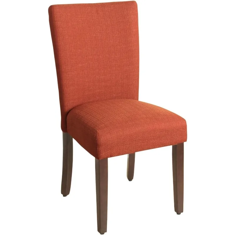 

Parsons Classic Upholstered Accent Dining Chair, Single Pack, Orange