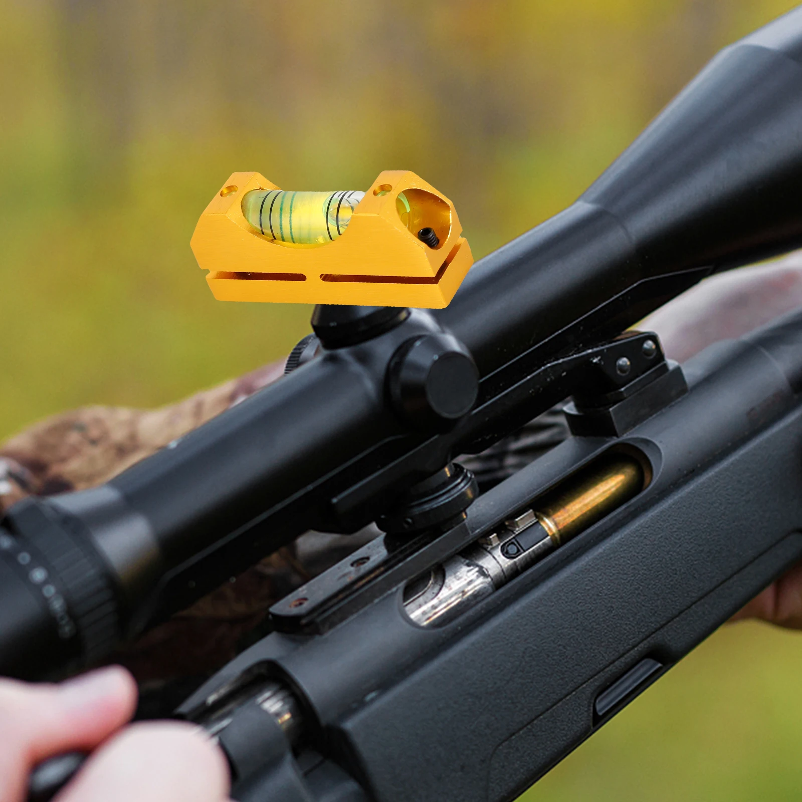 Scope Leveling Kit Aluminium Alloy High Precision Bubble Leveling Tool Crosshair Alignment Level Tool for Optical Equipment