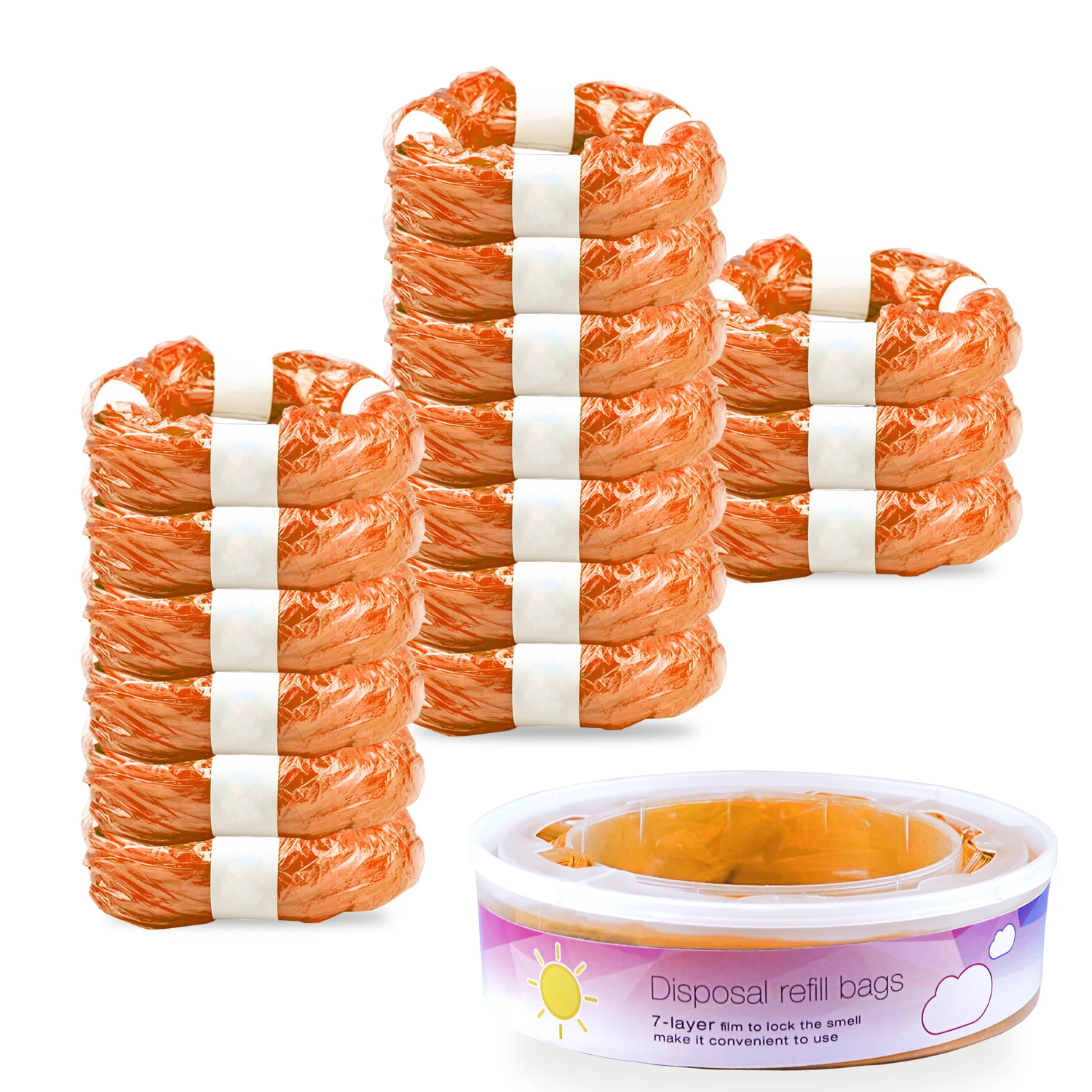 15-sacchetti-di-ricarica-per-contenitore-per-pannolini-compatibili-con-genie-munchkin-litterlocker-sacchetto-di-ricarica-incluso-una-cartuccia-di-ricarica-arancione