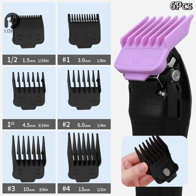 Peine de límite Universal con 6 imanes, accesorios de recortador eléctrico Kam para hombres, posicionamiento de Tondeuse, límite de cortadora Kam, salón Kam