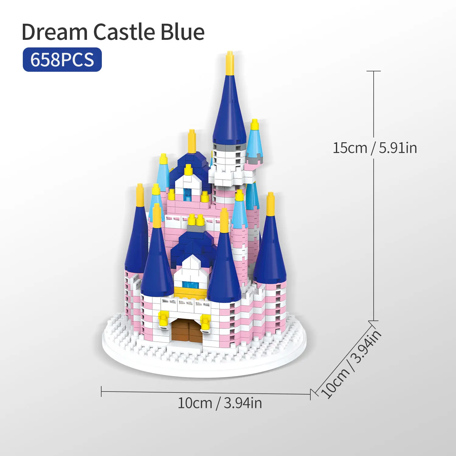 

Dream castle building blocks mini building blocks assembled puzzle princess girl toy gift