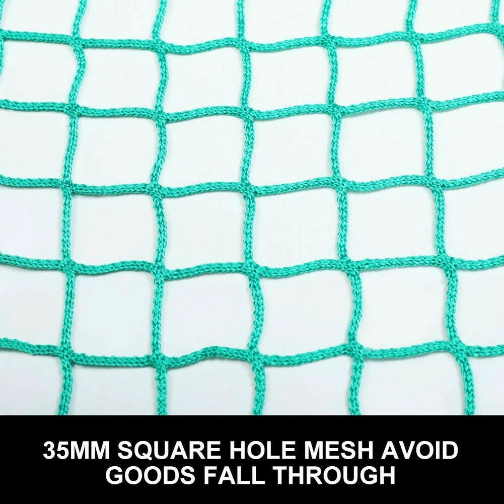 3x4 متر سيارة شاحنة البضائع المضادة للسقوط غطاء شبكي ل بيك اب فان الأمتعة عززت مقطورة صافي الملحقات الخارجية #3