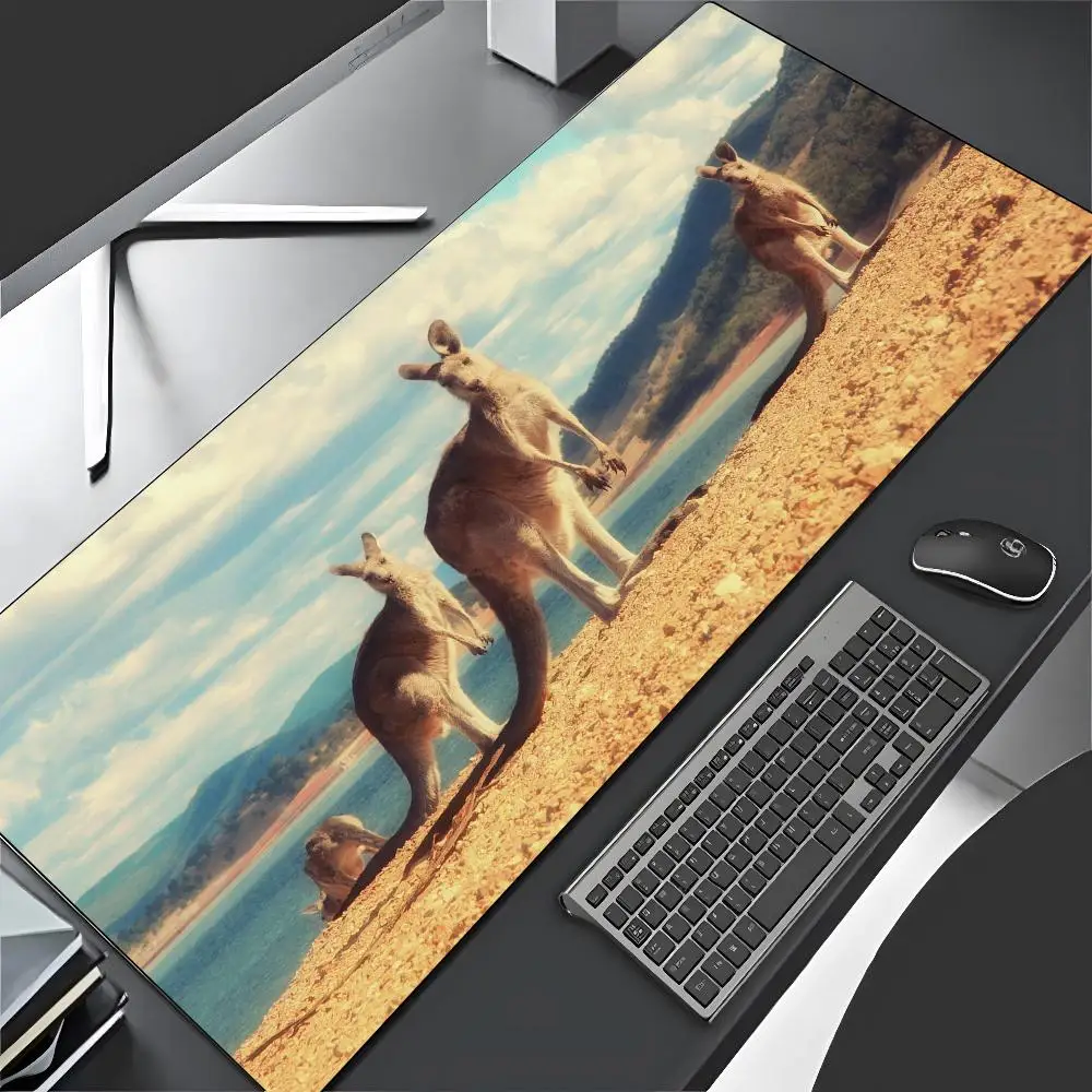 kangaroo Mouse Pad Cartoon Lockedge Large Gaming Pad Computer Gamer Keyboard Mat Desk Mousepad PC Desk Pad