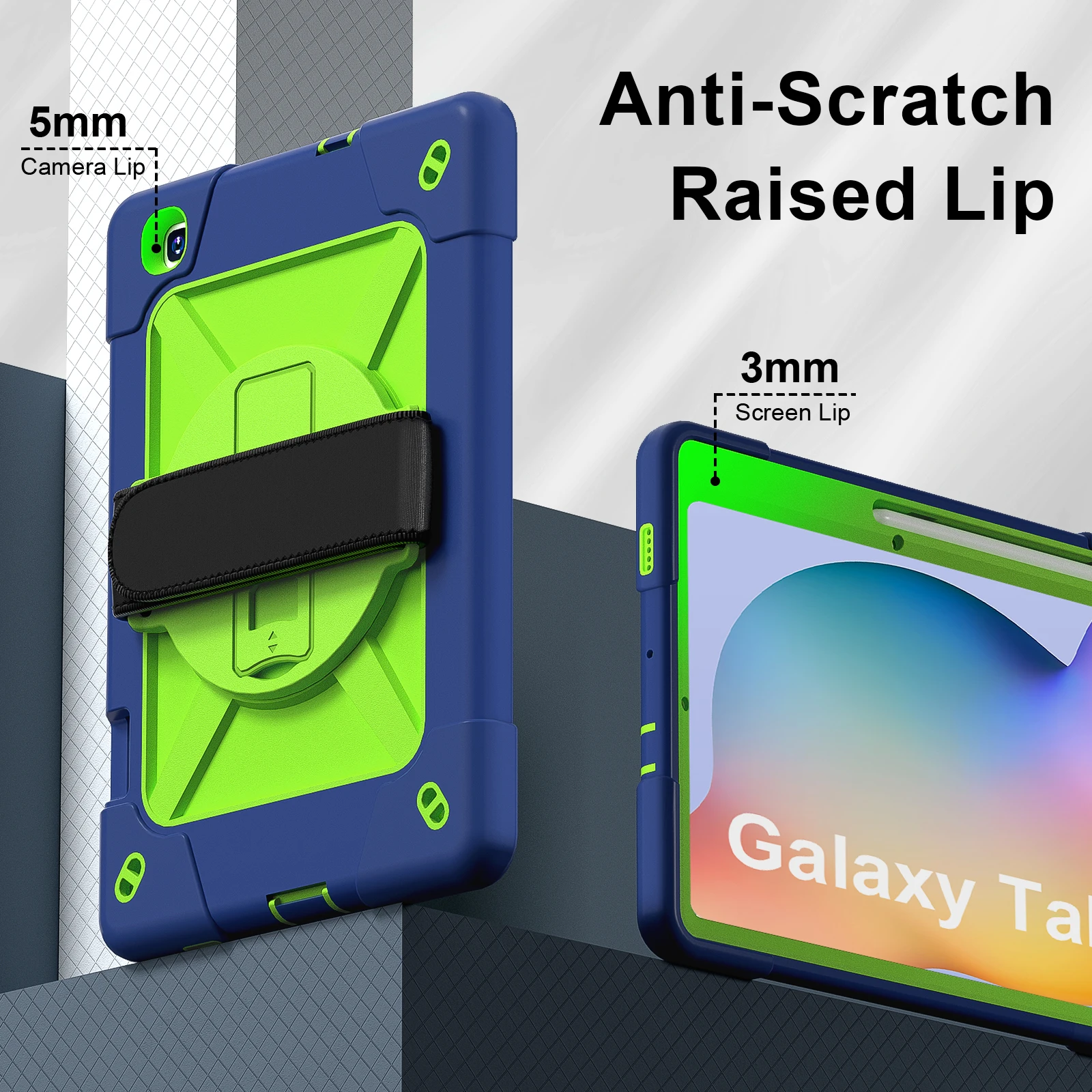 Kids Case For Samsung Galaxy Tab S6 Lite 10.4 2022 SM-P613 P619 Tab A 8.0 2019 SM-T290 T295 Tablet  Shockproof Protector Cover