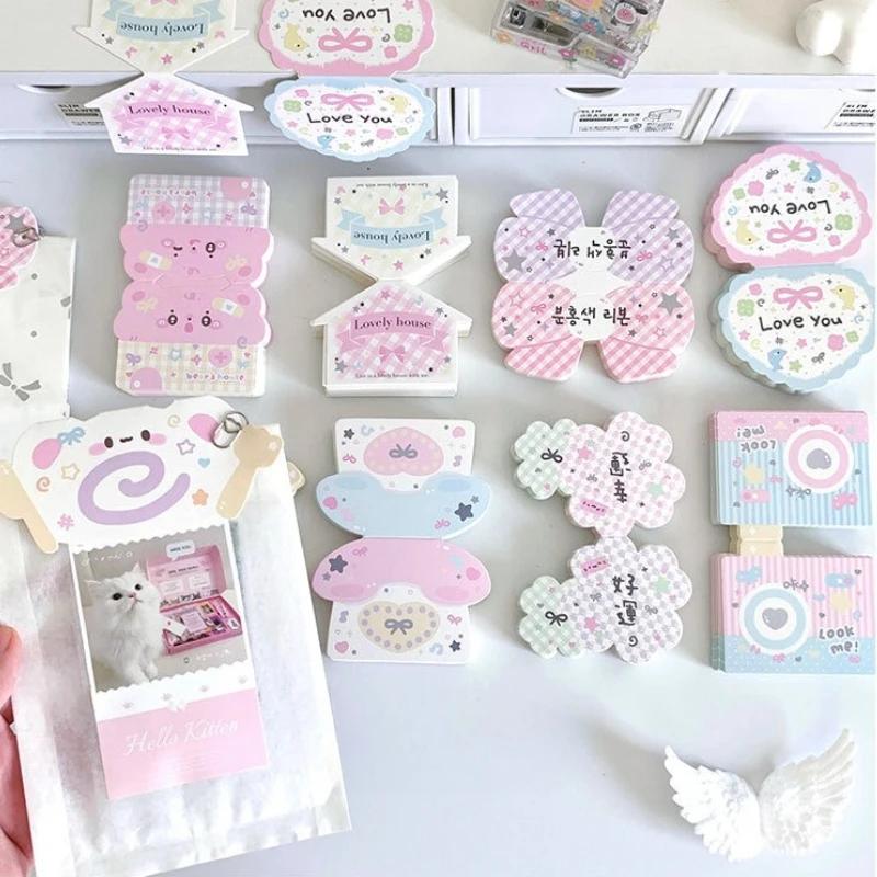40pcs/set Unique Shaped Card Holder Set Cute Idol Kpop Photo Card Packaging Supplies Protective Craft Cover Case for Kpop Cards