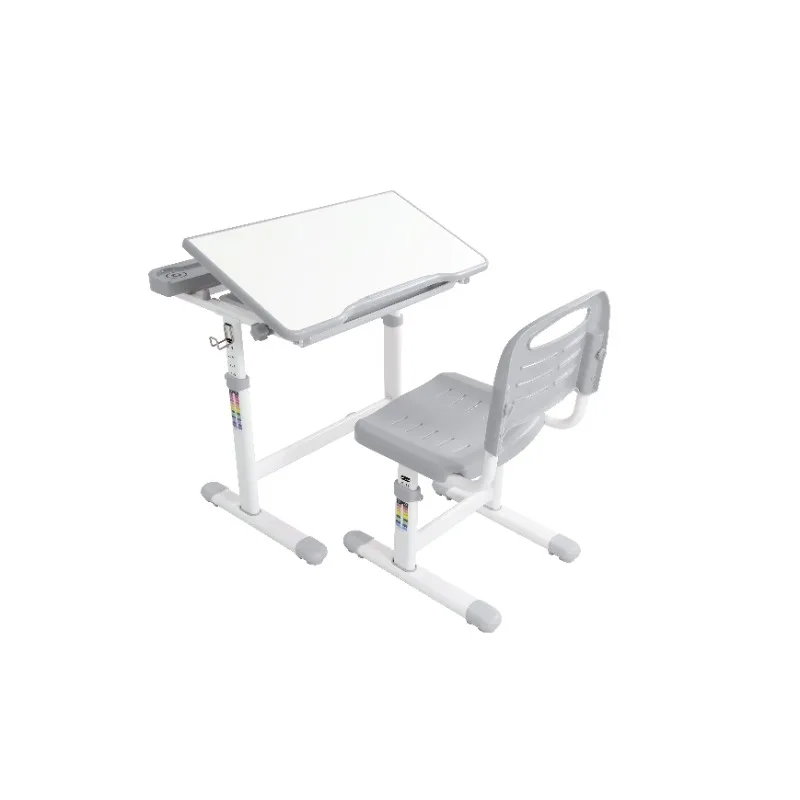 Kids Desk and Chair Set for Kids Grey Table and Chair Set for Kids Study Table for Students