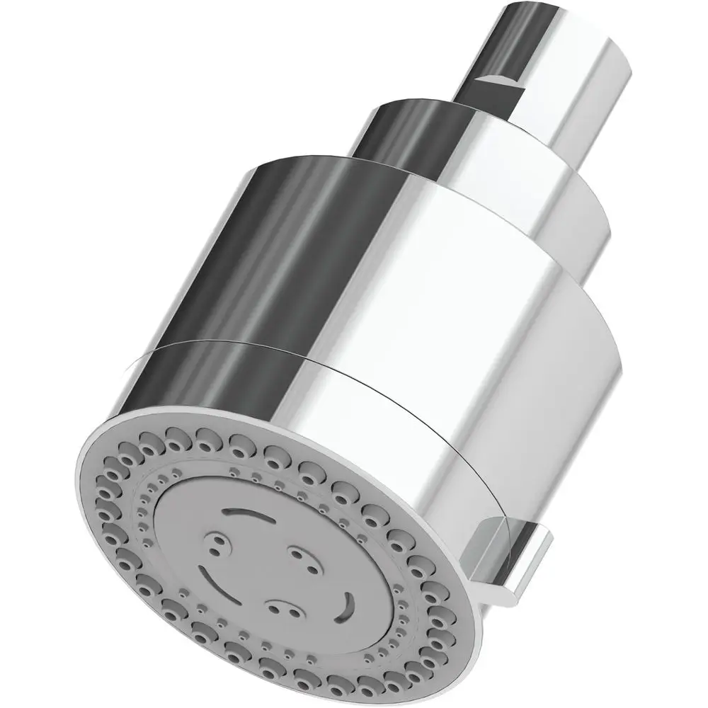 

Полированная хромированная фиксированная насадка для душа с 3 струями, 1,5 галлона в минуту, диаметр 3 дюйма