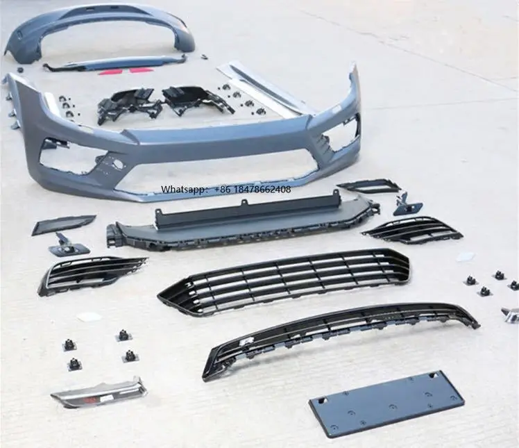 

Suitable for Shangku Modification, R Large Surround Shangku Front Bumper, Rear Bumper, Side Skirt, Middle Mesh