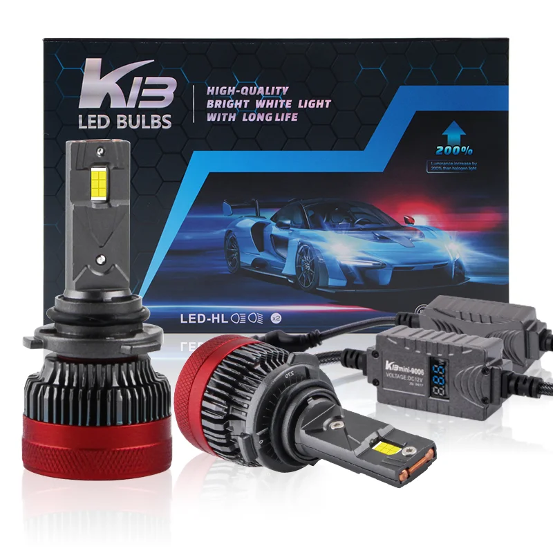 

New K13Mini K12 LED Light Bulbs Car Headlights H11 9005 HB3 Fog Lamps 170W 6000K H1 H4 H7 LED Canbus Headlamp