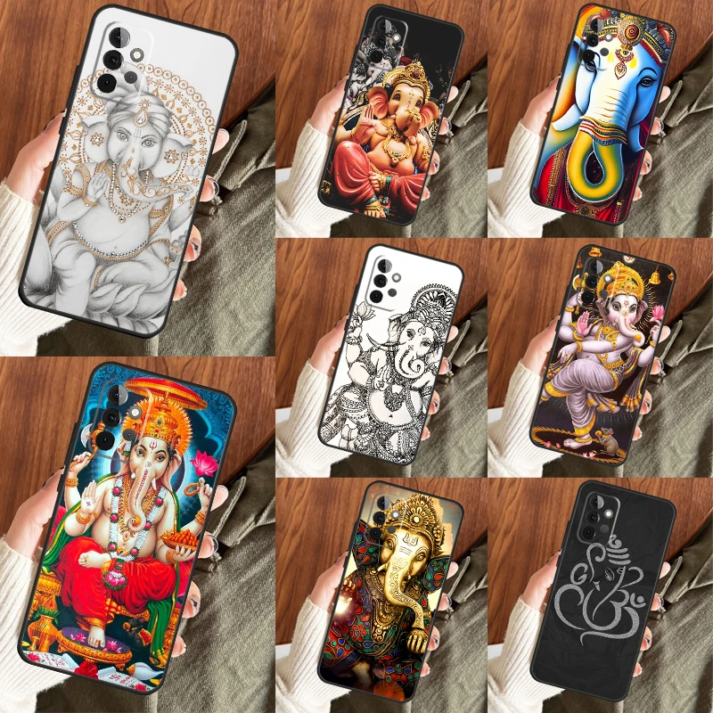 Ganesh Elephant God Case For Samsung Galaxy A54 A34 A14 A12 A22 A32 A52 A51 A71 A11 A31 A52S A13 A33 A53 Cover