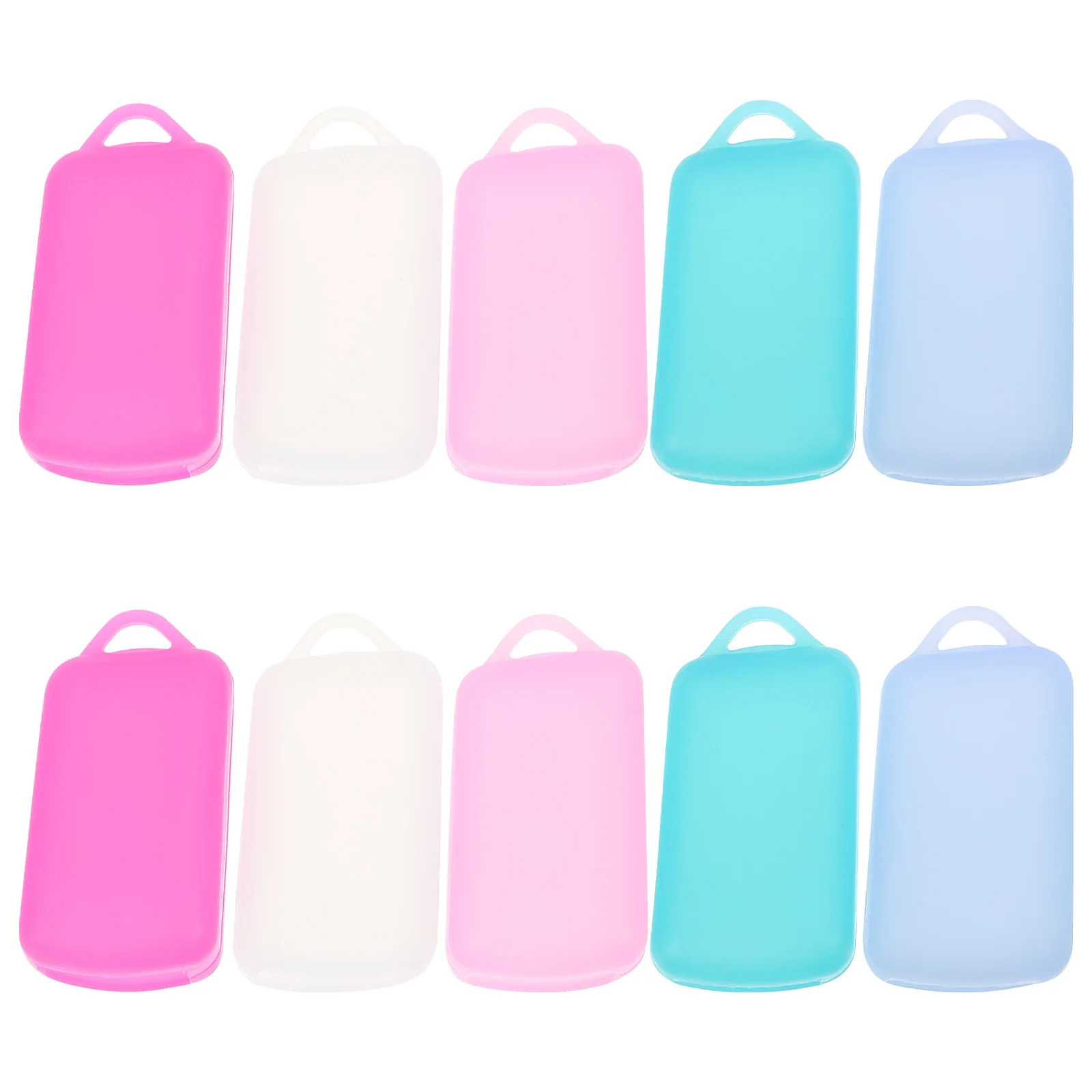 

10pcs Silicone Covers Travel Hats Lids Cover Home Camping Caps Toothbrush Covers Travel Toothbrush Caps Trips