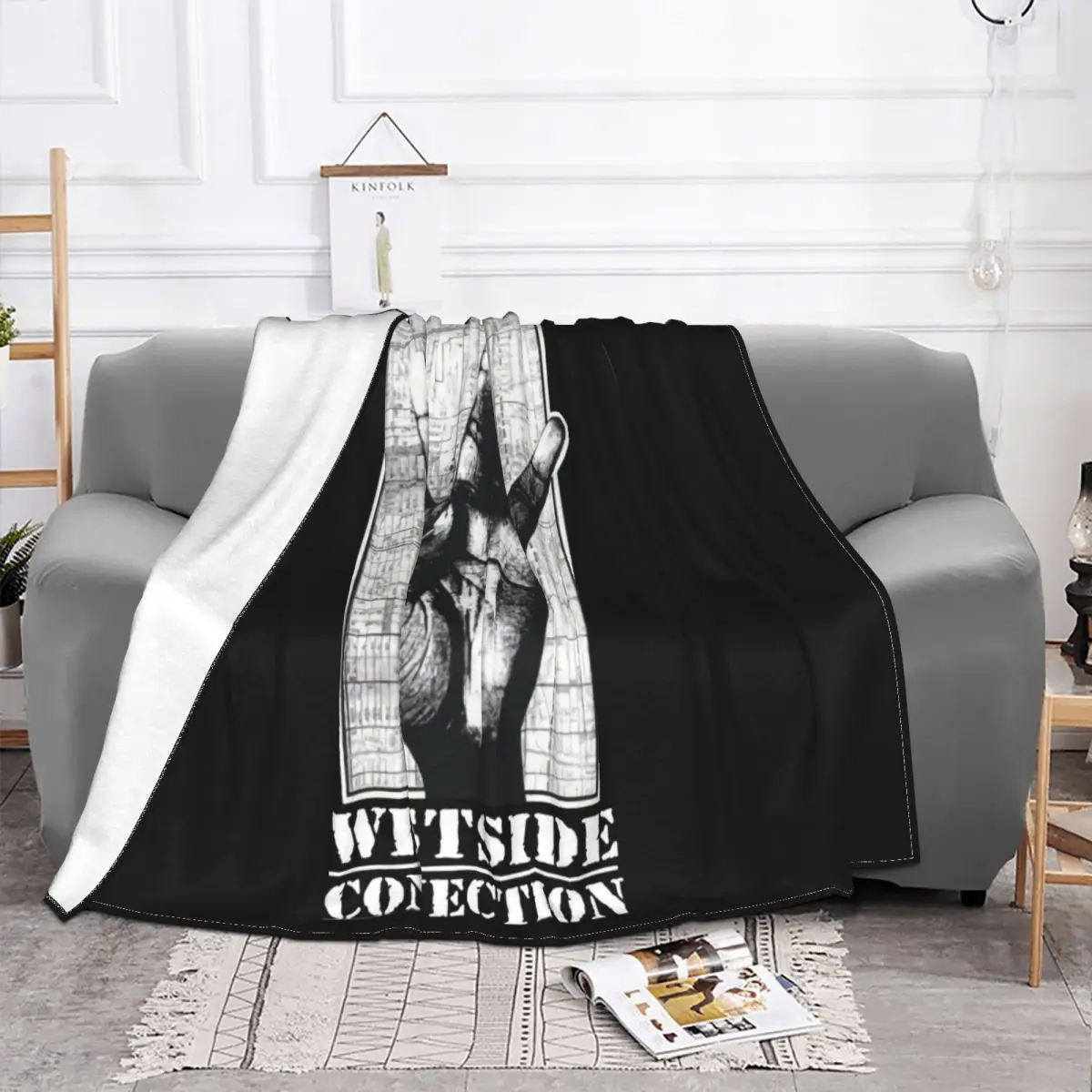 Ice Cube Westside Connection S M L Xl 3Xl Brandneu Offiziell Band Western Style Throw Blanket