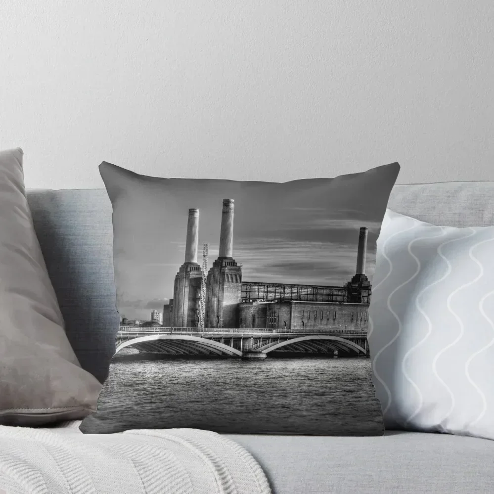 Battersea Power Station Throw Pillow Christmas Covers For Cushions Rectangular Cushion Cover pillow