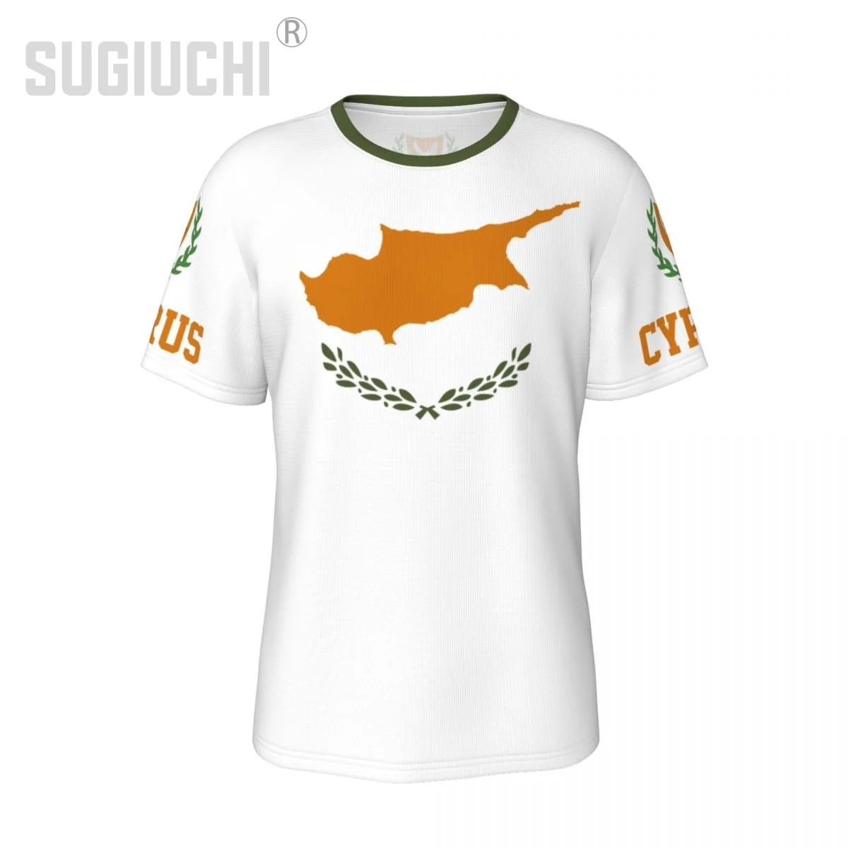 Unisex Nation T-shirt Cyprus Flag Cypriots T-shirts For Men Women Soccer Football Fans Gifts Custom clothes tee