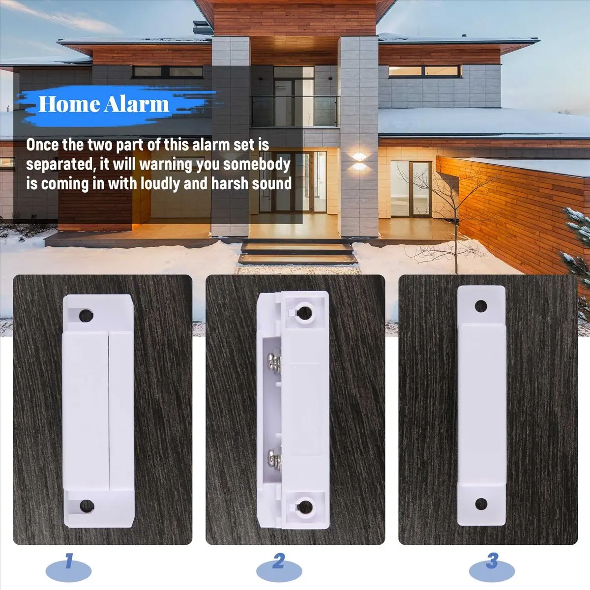 A003 Magnetic Sensor Home Door Window Entry Warning Alarm Switch