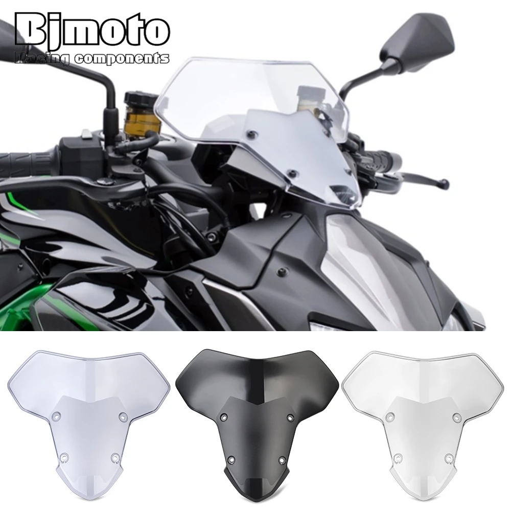 

Motorcycle Windshield Windscreen Wind Deflector Shield For Kawasaki Z H2 2020 2021 2022 2023 2024