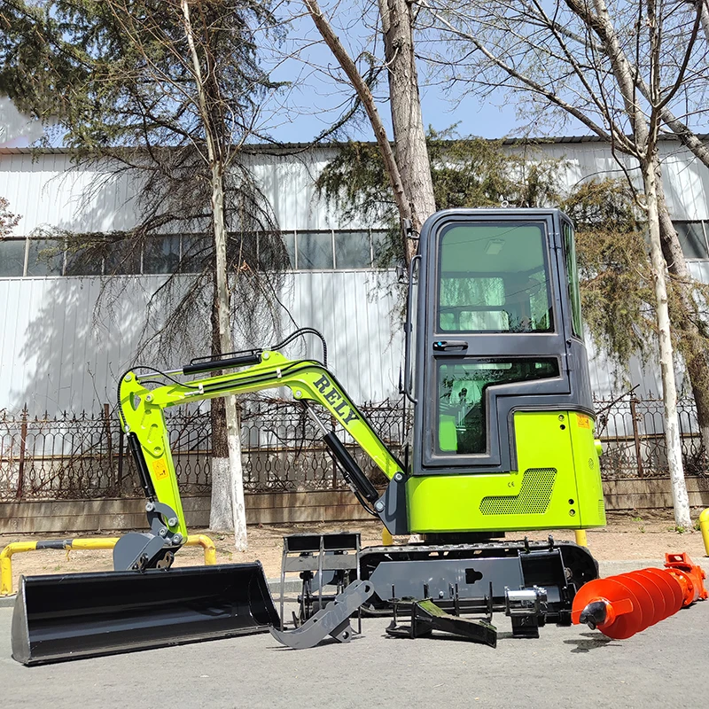 Customized small excavator hot selling model suitable for tree digging, seedling transplanting, and land consolidation