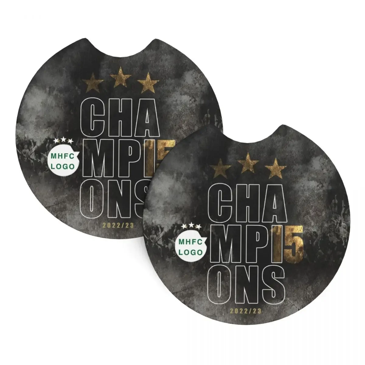 Israel Maccabi Haifa F.C MHFC Champion portabicchieri per auto inserto antiscivolo sottobicchiere universale adatto alla maggior parte degli accessori per tazze