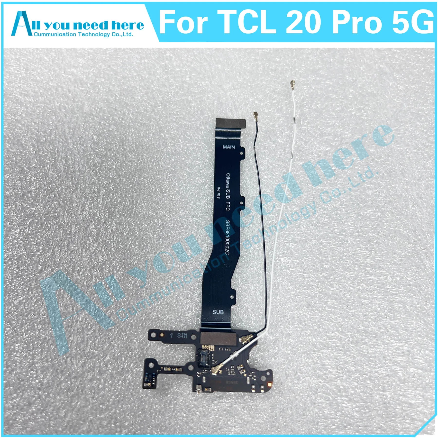 

SIM Read Card Wifi Antenna Flex Cable For TCL 20 Pro 5G T810H T810 20Pro Repair Parts Replacement