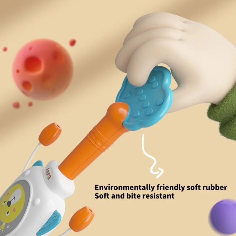 Q0KB Baby Shaker Animal Rattle Toy Baby Shaker Stroller Cartoon Musical Instrument