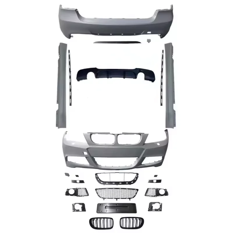

Dream Garage For E90 328i 330i Accessories M Tech BodyKit For E90 Facelift M Sport Front Bumper E90 Rear Bumper BodyKit
