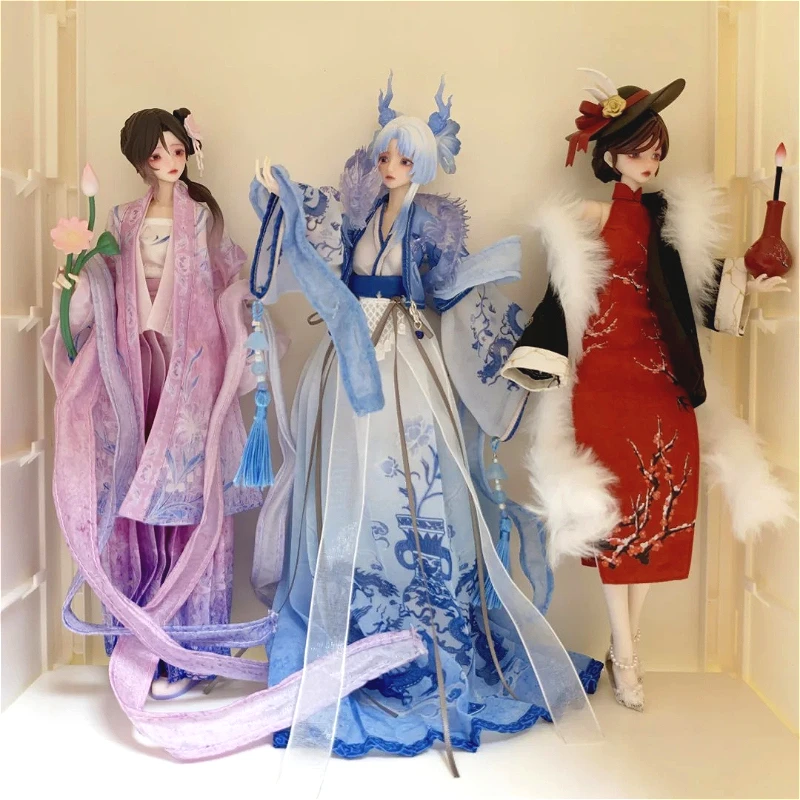 

Throbbing Instant Wind & Moon Millennium Series 1/6 BJD Blind Box Cute Caixa Caja Doll Mystery Desktop Ornament Collectible Gift