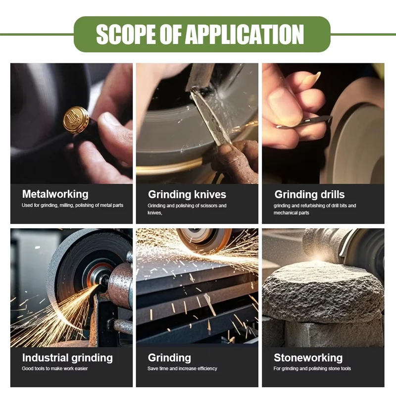 Lijadora de polvo de sobremesa de grado Industrial de alta resistencia, afilador de cuchillos eléctrico, rectificadora de Metal de 220V para pulir