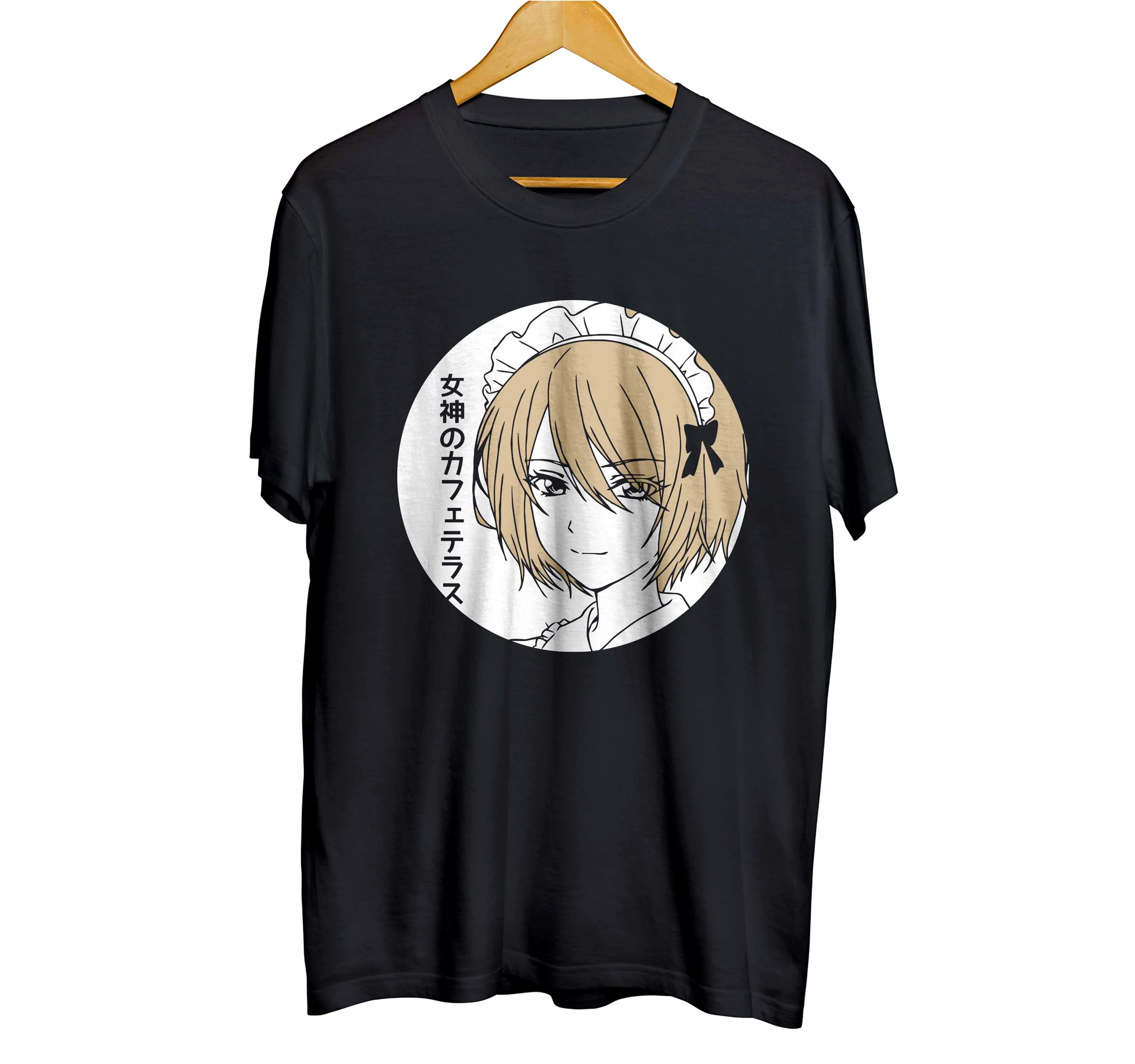 T-Shirts distro anime HOUOUJI AKANE - GODDESS CAFE TERRACE100% cotton combed 30s