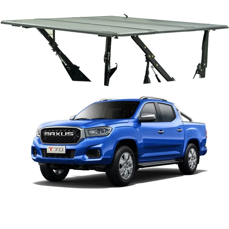 

new upgrade Pickup Folding tonneau cover Increased Storage hard Lift-up tri-fold bed For LDV/Maxus T60 T70