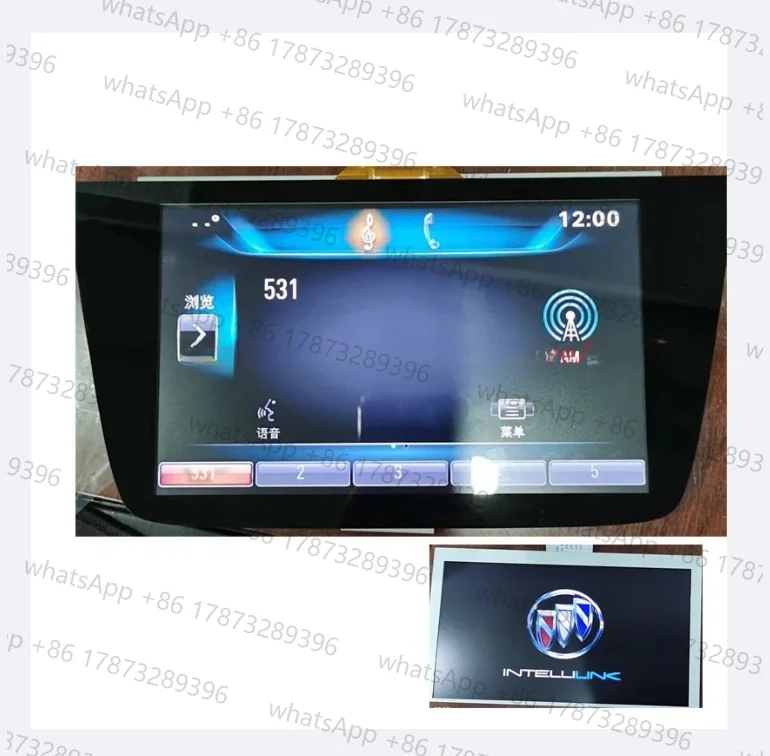 LCD de 8 polegadas com painel de toque para Opel Vauxhall Navi 900 IntelliLink NAVI RADIO para Opel Astra K MK7 2015-2020 39042448
