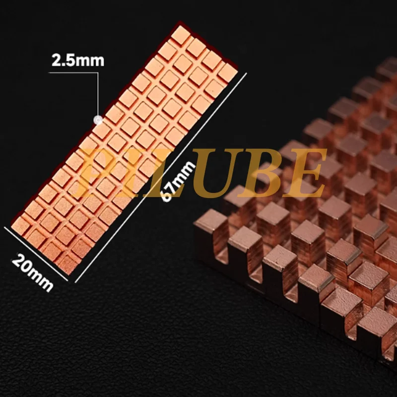 Laird Red Copper Heat Sink for Efficient Thermal Management in Electronics and Industrial Applications Original Product