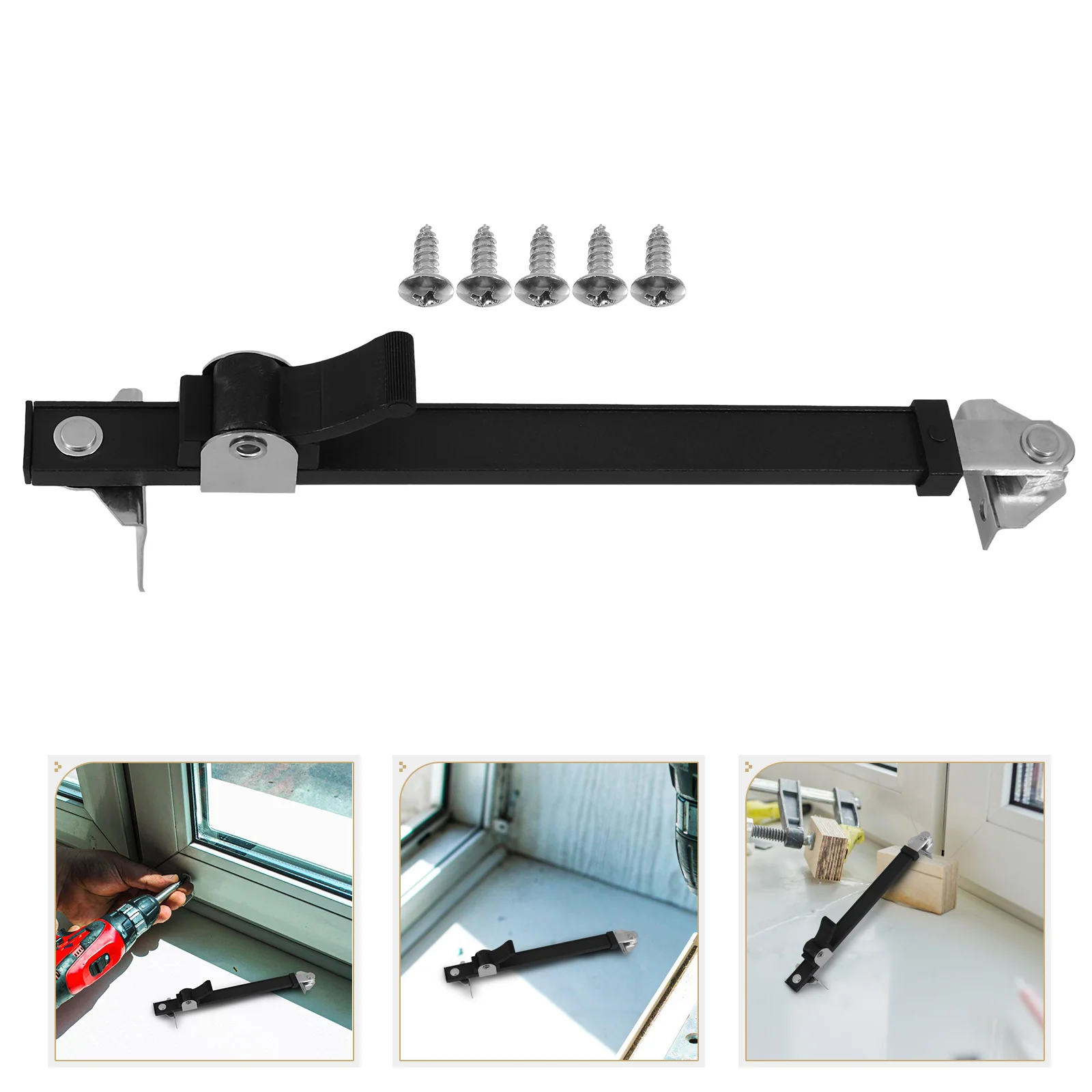 Support Rod Window Locks for Vertical Sliding Windows Door Security Sash Bar Bars inside Casement Hardware