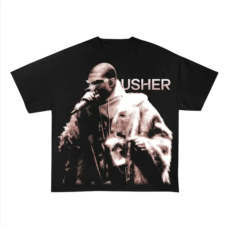 Usher Shirt, Retro Graphic Tee, Vintage 90s Shirt, Rap Hip Hop, Fan Unisex Tee