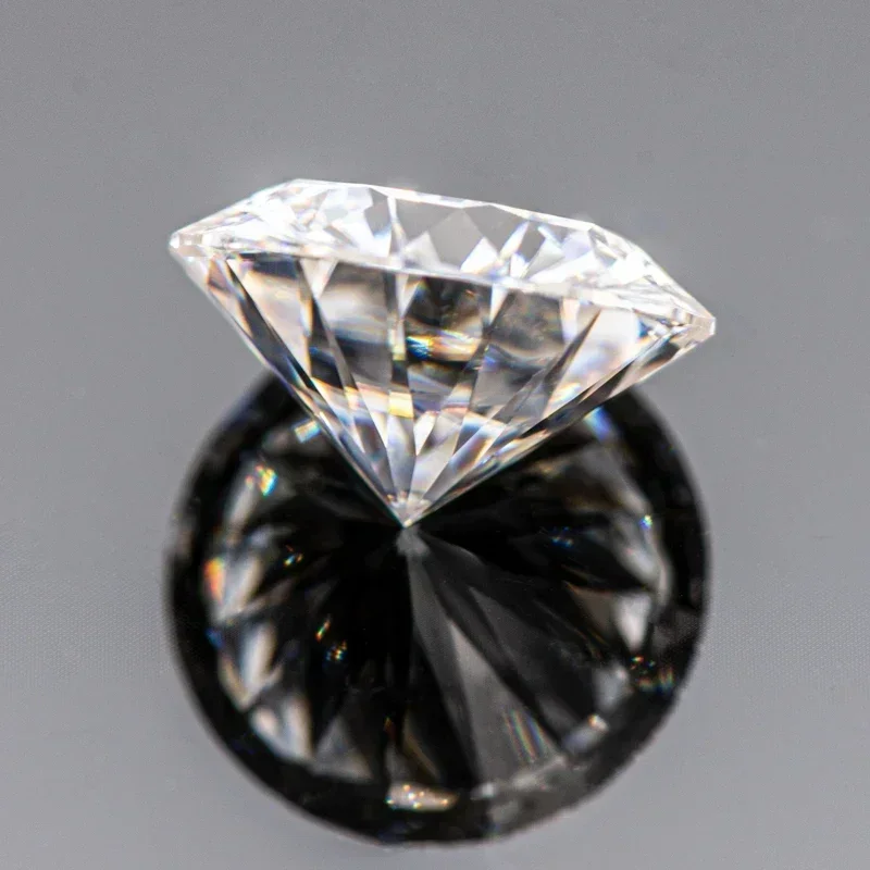 

NEW Moissanite Round Shape Sixteen Arrows D Color Vvs1 Gemstone DIY Ring Necklace Earrings Main Materials with Certificate