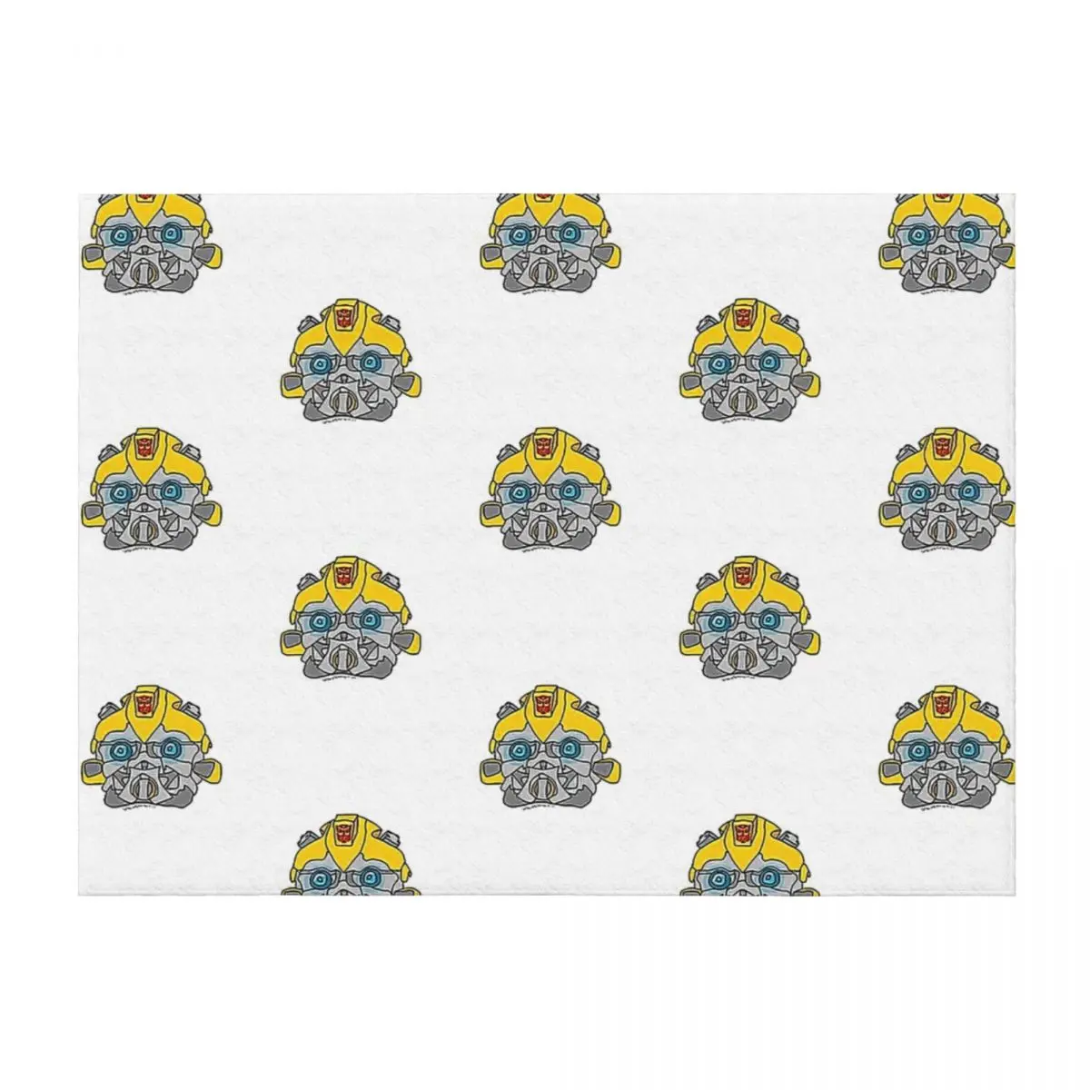 Transformers Bumblebee Black Flannel Blanket