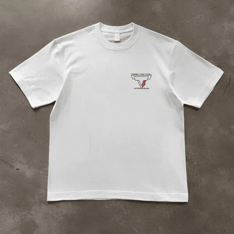 البصر البصري التكتيكية العسكرية مروحة التدريب في الهواء الطلق التنافسية اللياقة البدنية الرجال الصيف الأمريكي في الهواء الطلق تي شيرتات قصيرة الاكمام Y2k #3