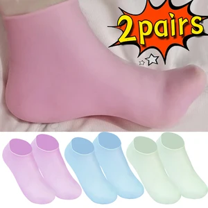 Kaus Kaki Kaki Pelembab Anti Retak Menghilangkan Kulit Mati Kaus Kaki Spa Kaki Alat Perawatan Kaki Bersirkulasi Kaus Kaki Silikon Pijat Dapat Digunakan Kembali 8 kaus kaki pelembab penjualan terbaik - №