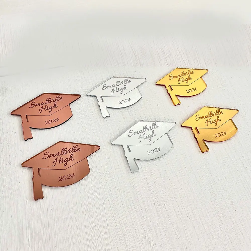 Personalized Graduation Cap Tag Graduation Season Tag Class of 2024 Graduation Anouncement School Gift Decor