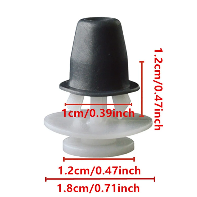 10/20PCS Trim Panel Clip Clip Mount Grommet Seat For VW Golf mk2, mk3, Vento Jetta Passat Scirocco 357853575 191853585A Fastener