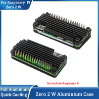 Raspberry Pi Zero 2 W Aluminum Case Armored Shell with Thermal Pad Heatsink Passive Cooling Case for Raspberry Pi Zero 2 W