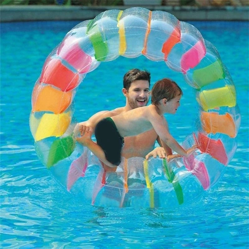 نفخ عجلة المياه لعبة عائمة الشاطئ العائمة أنابيب تجمع يطفو لعبة 15UB #5