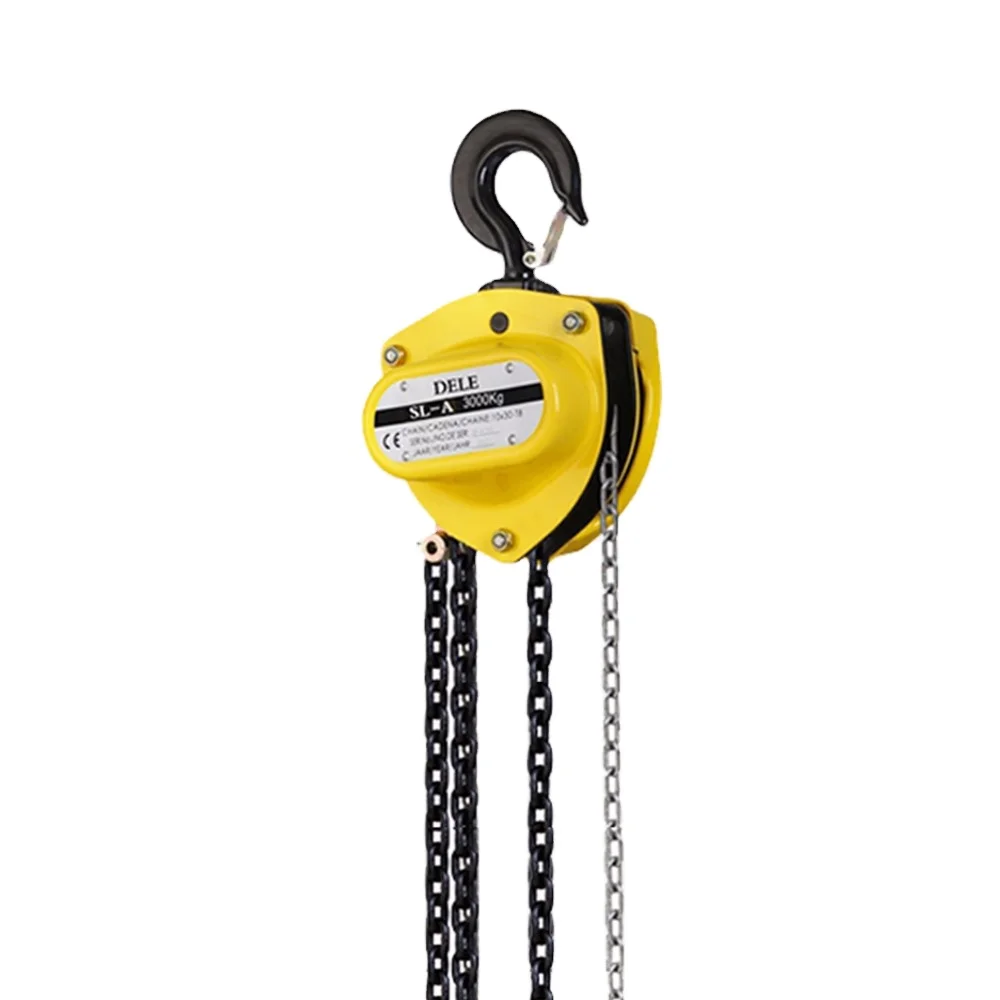 5ton Lifting Tools Hand Chain Pulling Block Manual Hoist Crane