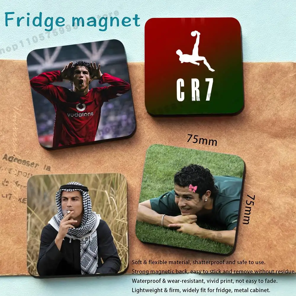 R-Ronaldo Football CR7 Refrigerator Magnets the Perfect Choice for Home Create Warm Cozy Home Decor Gifts