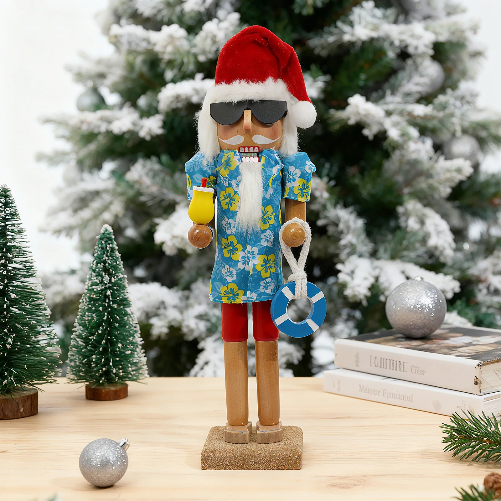 

Handmade Wooden Nutcracker A Timeless Christmas Figurine for Elegant Holiday Decor