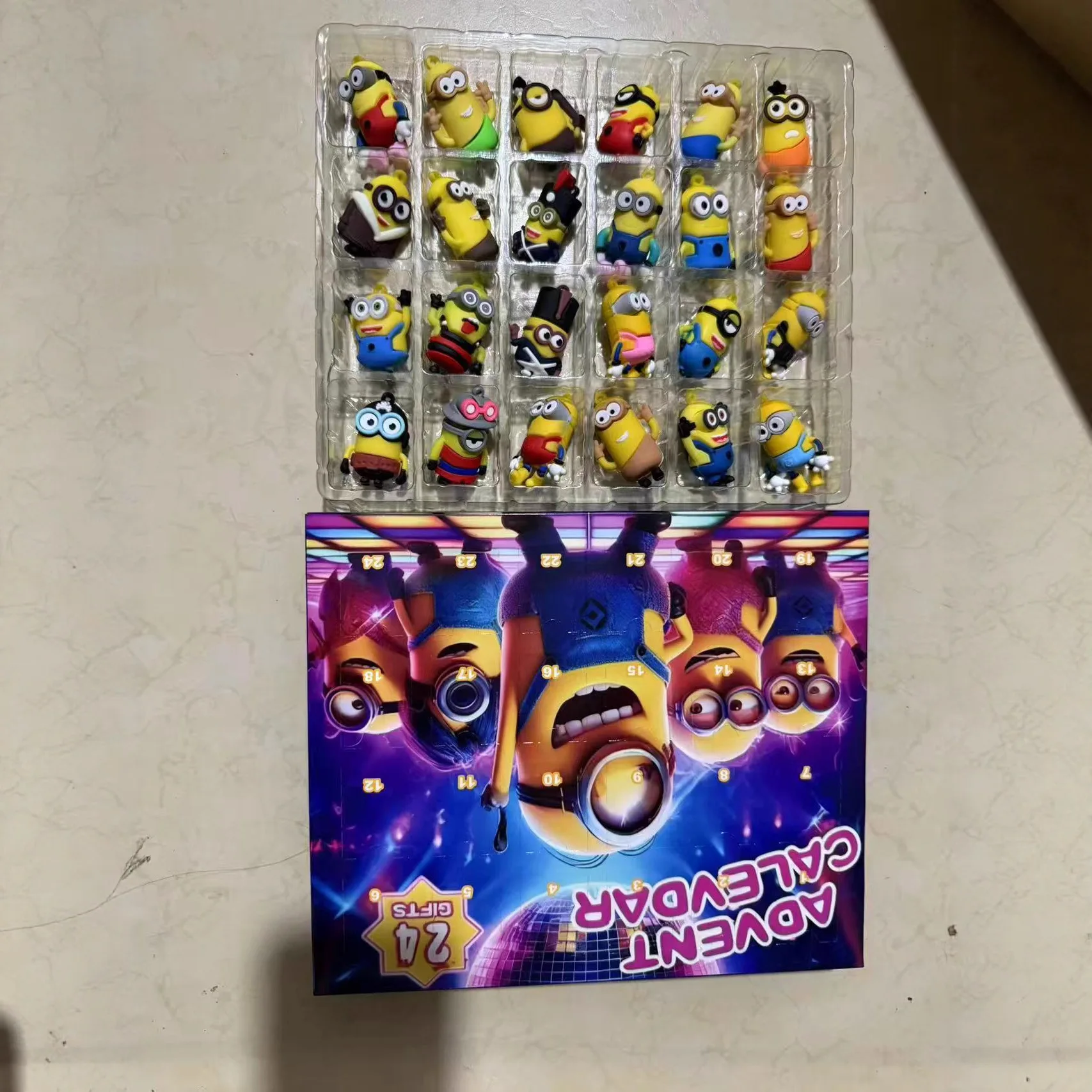 Christmas Halloween Advent Calendar Countdown Blind Box Stereoscopic 3D Cute Pendant Figures Toy Child Gift