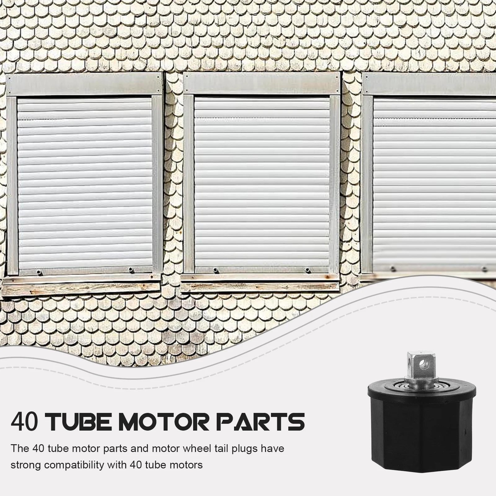 

Replacement Motor Wheel Plug for Tube Motor High Quality ABS Metal Material Easy to Install Roller Blind Parts Accessories