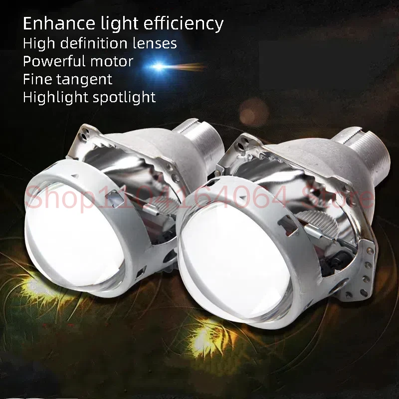 AES Brand New H4H7 Non-destructive American Standard Sea 5 Xenon Lamp Dual Lens LED Lens Modified Headlight